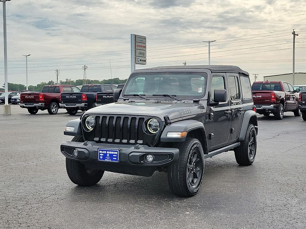 2022 Jeep Wrangler — side profile view