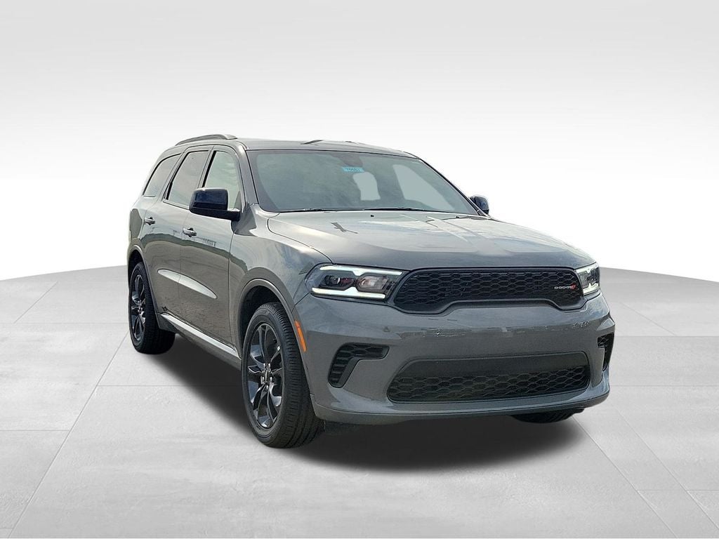 2026 Dodge Durango GT in Destroyer Gray Clearcoat — front three-quarter view