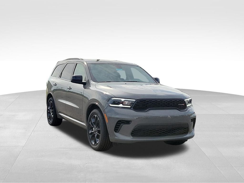 2026 Dodge Durango GT in Destroyer Gray Clearcoat — front three-quarter view