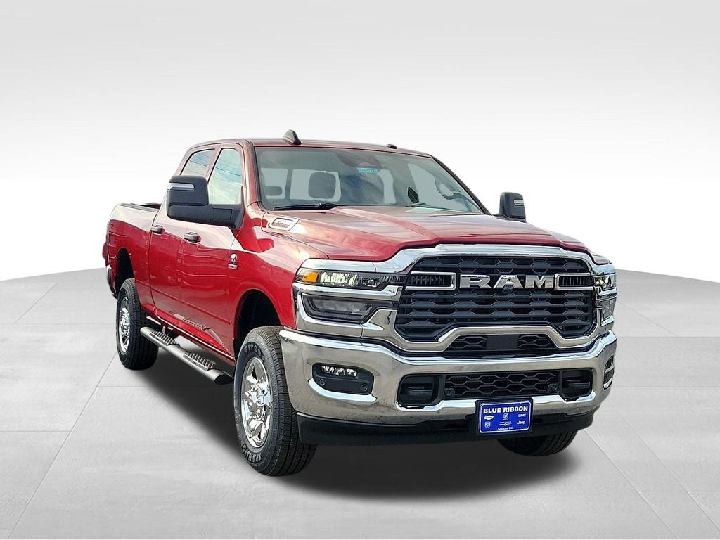 2026 RAM 2500 Tradesman in Molten Red Pearlcoat — front three-quarter view