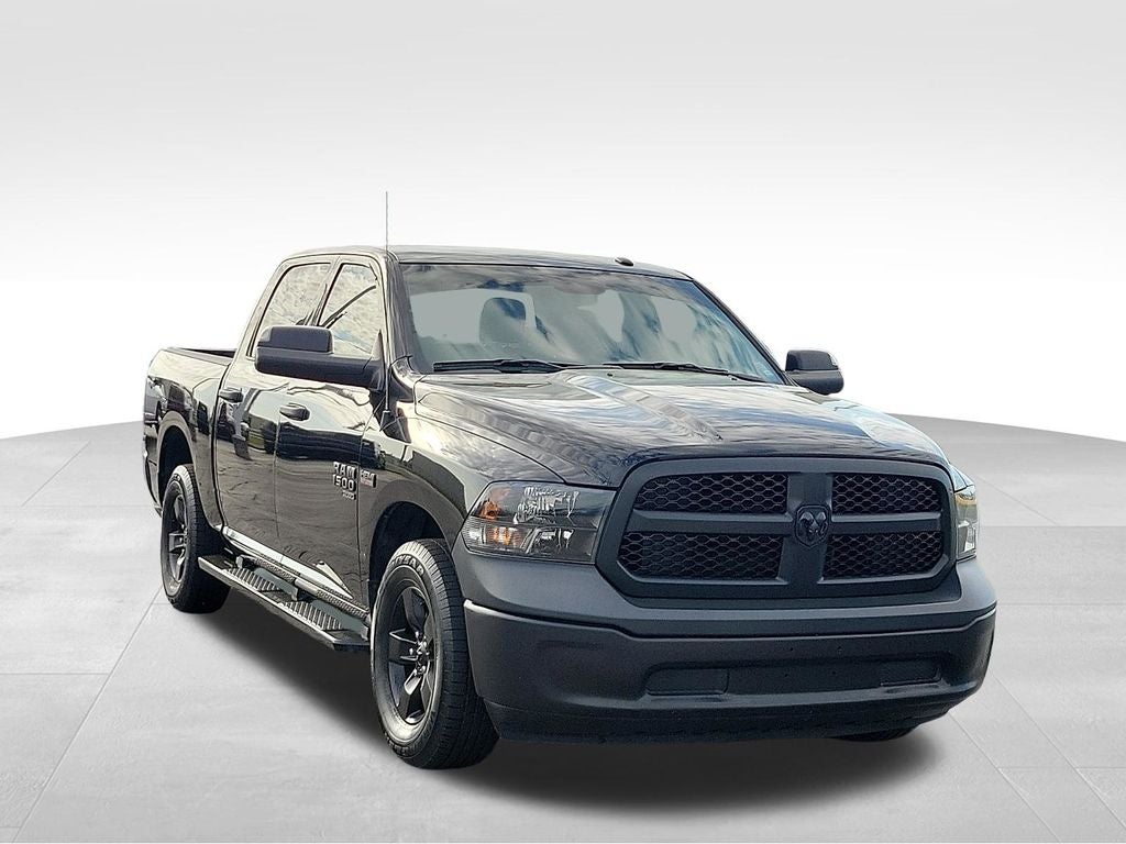2023 RAM 1500 Classic Tradesman in Diamond Black Crystal Pearlcoat — front three-quarter view