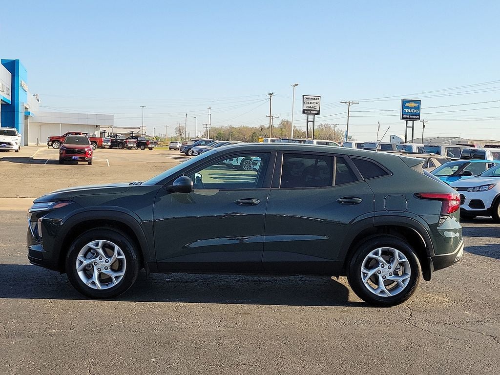 2025 Chevrolet Trax — rear three-quarter view